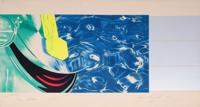 James Rosenquist HORSE BLINDERS (East) Screenprint, Lithograph & Collage, 67.5W - Sold for $2,688 on 10-10-2026 (Lot 106).jpg